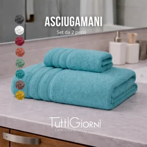 Asciugamano Bagno - 2 pezzi