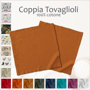 Coppia Tovaglioli – 100% Cotone