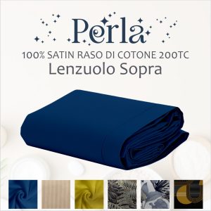 Lenzuolo Sopra - 100% Raso di Cotone Satin