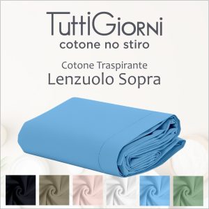 Lenzuolo sopra in cotone - no stiro