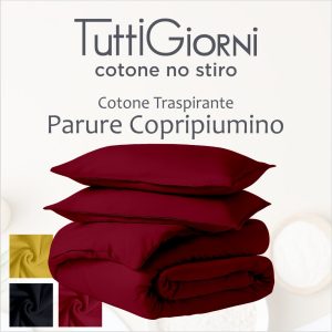 Parure copripiumino con federe - Cotone morbido e traspirante