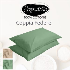 Coppia Federe - 100% Cotone pregiato