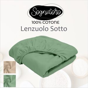 Lenzuolo Sotto con angoli elastici - 100% cotone pregiato