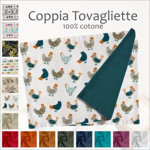 Coppia Tovaglietta Americana – 100% Cotone