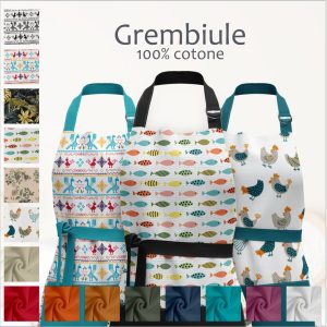 Grembiule da cucina – 100% cotone