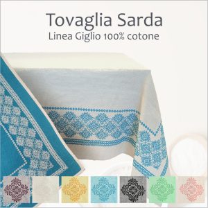 Tovaglia Linea Giglio – 100% Cotone - Jacquard