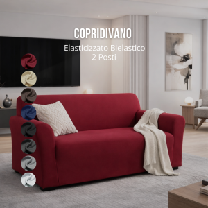 Copridivano Elasticizzato Bielastico – 2 Posti